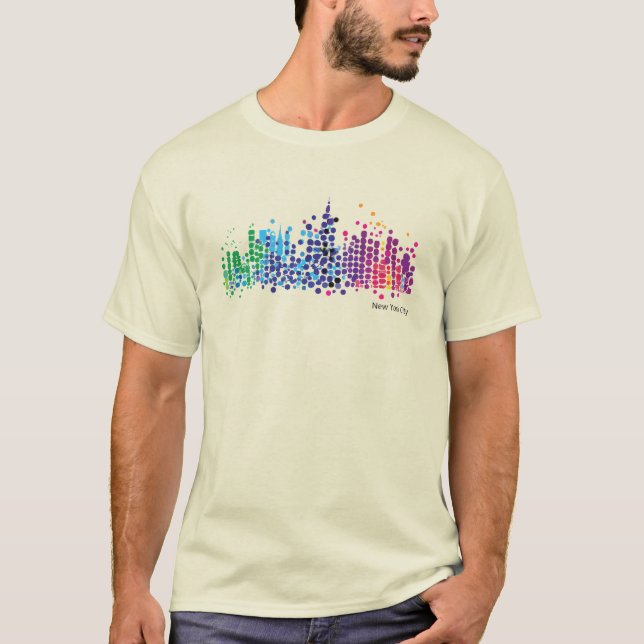 New York City roligt shirt T (Framsida)