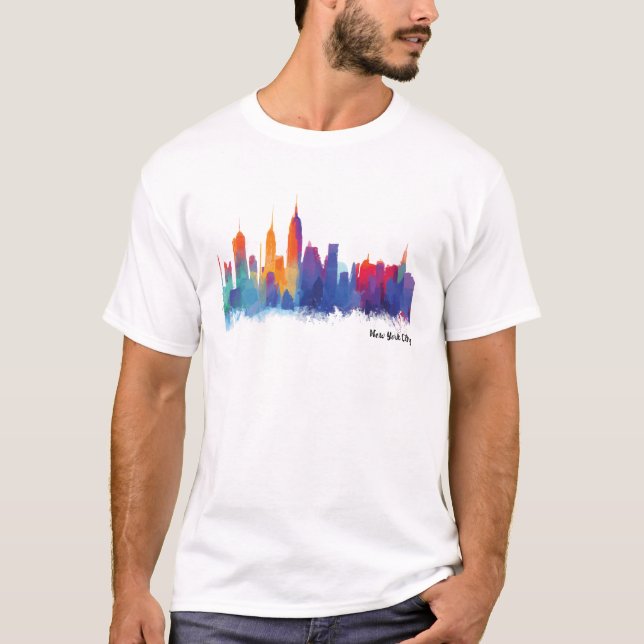 New York City roligt shirt T Shirt (Framsida)