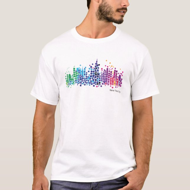 New York City roligt shirt T Shirt (Framsida)