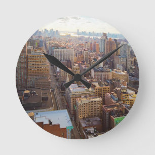 New York City Rund Klocka
