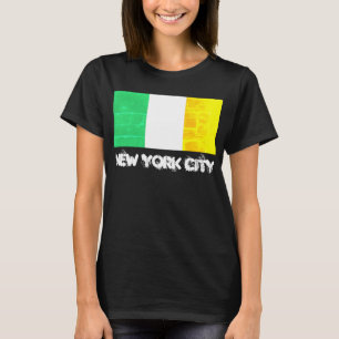 New York City:s irländska kulturarvsflagga T Shirt