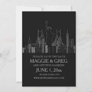 New York City Save The Date-kunngjøring Spara Datumet
