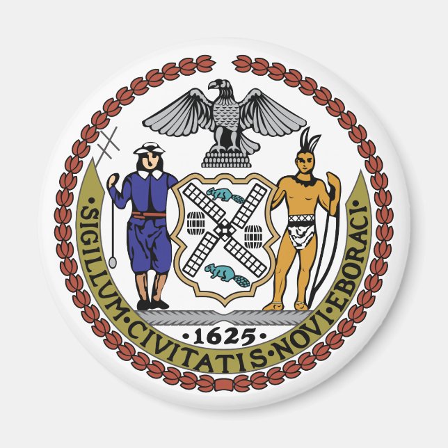 New York City Seal Magnet (Framsidan)