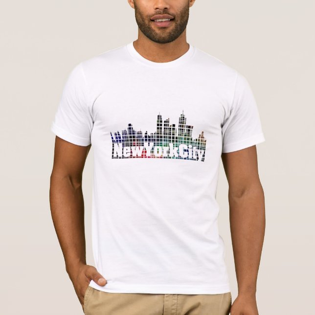 New York City Sequin Tee Shirt (Framsida)