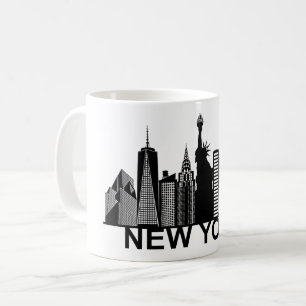 New York City silhouette Kaffemugg