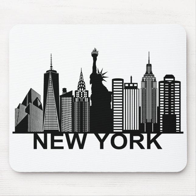 New York City silhouette Musmatta (Framsidan)