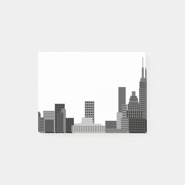 New York City Siluett Post-it Block (Framsida)