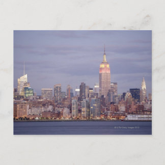 New York City Siluett Vykort