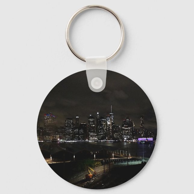 New York City Skyline #2 Keychain Nyckelring (Framsida)