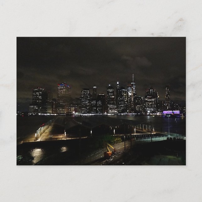 New York City Skyline #2 vykort (Framsida)