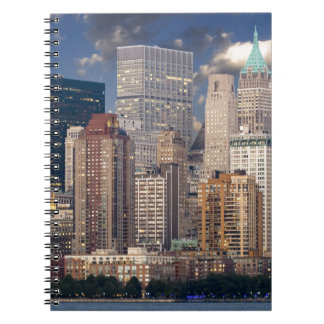 New York City Skyline Anteckningsbok Med Spiral