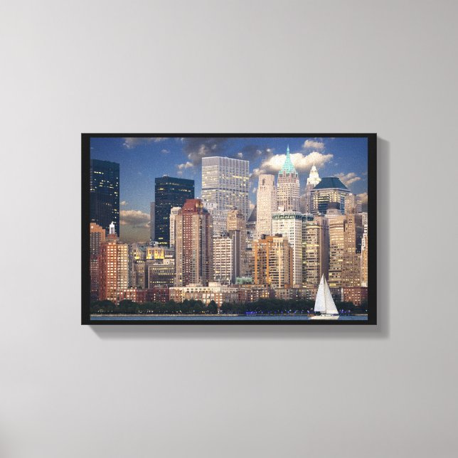 New York City Skyline Canvastryck (Framsida)