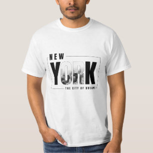 New York City Skyline ELLER T-Shirt - Urban Chic