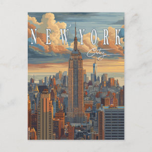 New York City Skyline - Ett vykort att minnas