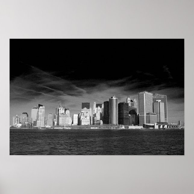 New York City Skyline Förenta staterna Poster (Framsidan)
