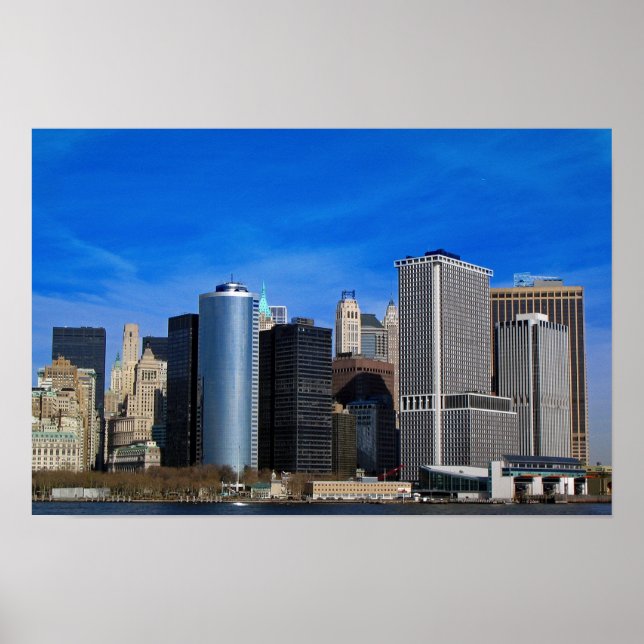 New York City Skyline Förenta staterna Poster (Framsidan)