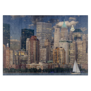 New York City Skyline från Hudson River