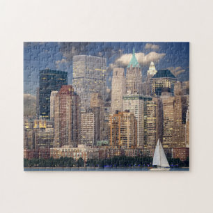 New York City Skyline från Hudson River Pussel