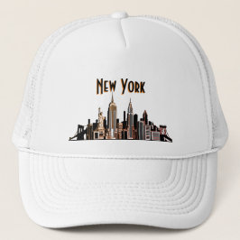 New York City Skyline Hat Keps