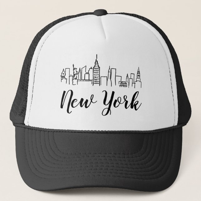 New York City Skyline Illustration Keps (Framsida)