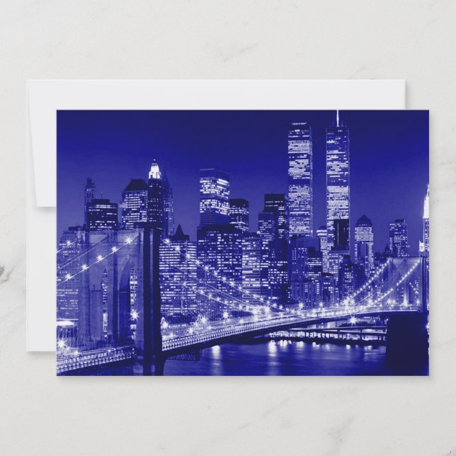 New York City Skyline-inbjudan Inbjudningar (Framsida)