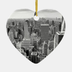 New York City Skyline Julgransprydnad Keramik
