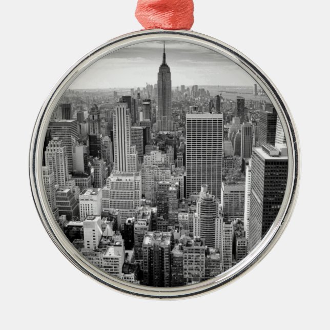 New York City Skyline Julgransprydnad Metall (Framsidan)