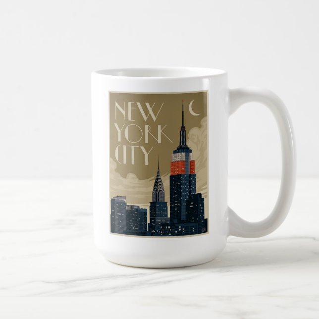 New York City Skyline Kaffemugg (Höger)