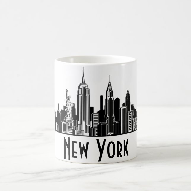 New York City Skyline Kaffemugg (Center)