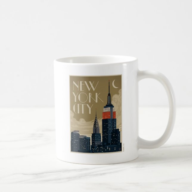New York City Skyline Kaffemugg (Höger)