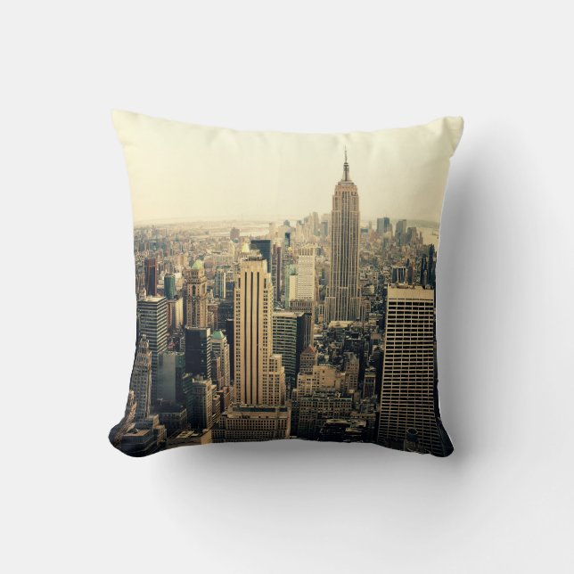 New York City Skyline Kudde (Framsida)