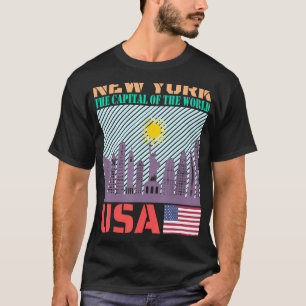 New York City Skyline Land City Skyline Landmar T Shirt