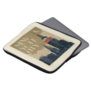 New York City Skyline Laptop Fodral