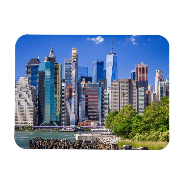 New York City Skyline Magnet (Horisontell)