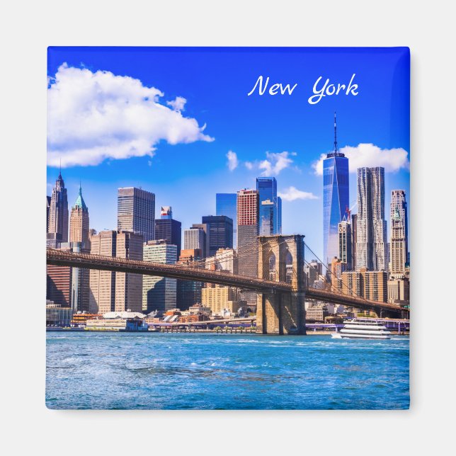 New York City Skyline Magnet (Framsidan)