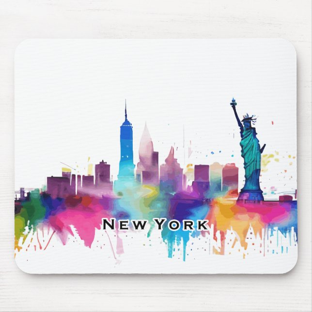 New York City Skyline Musmatta (Framsidan)