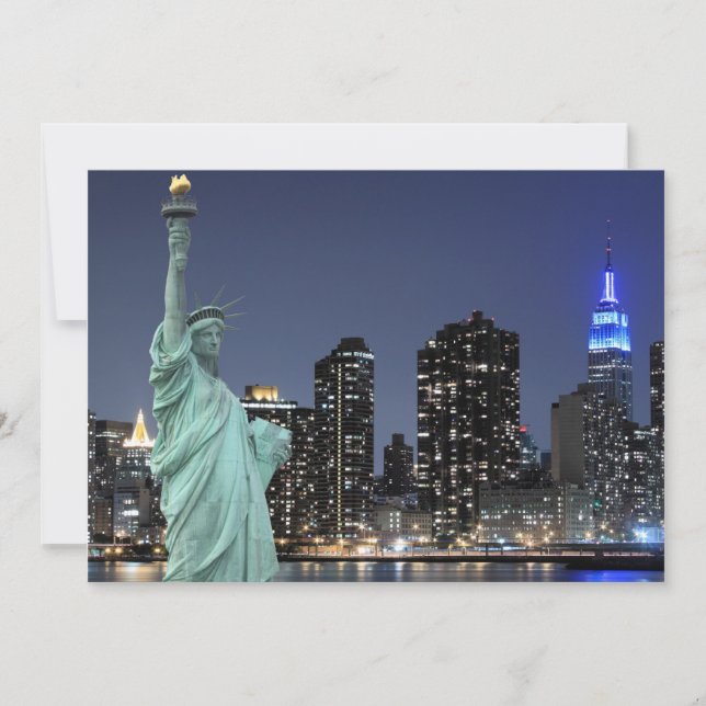 New York City skyline på Night Ljus, Midtown Man (Framsida)