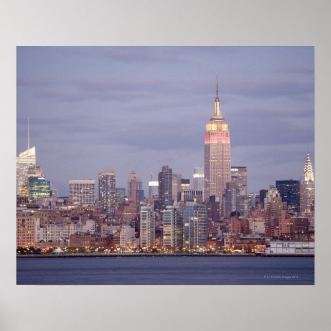 New York City Skyline Poster (Framsidan)