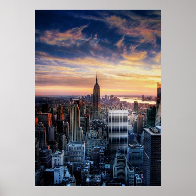 New York City Skyline Poster (Framsidan)