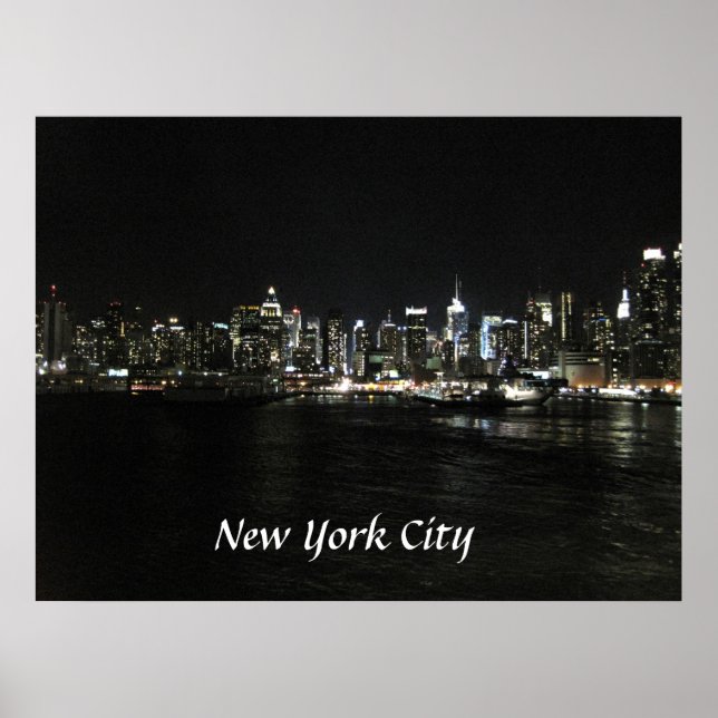 New York City Skyline Poster (Framsidan)