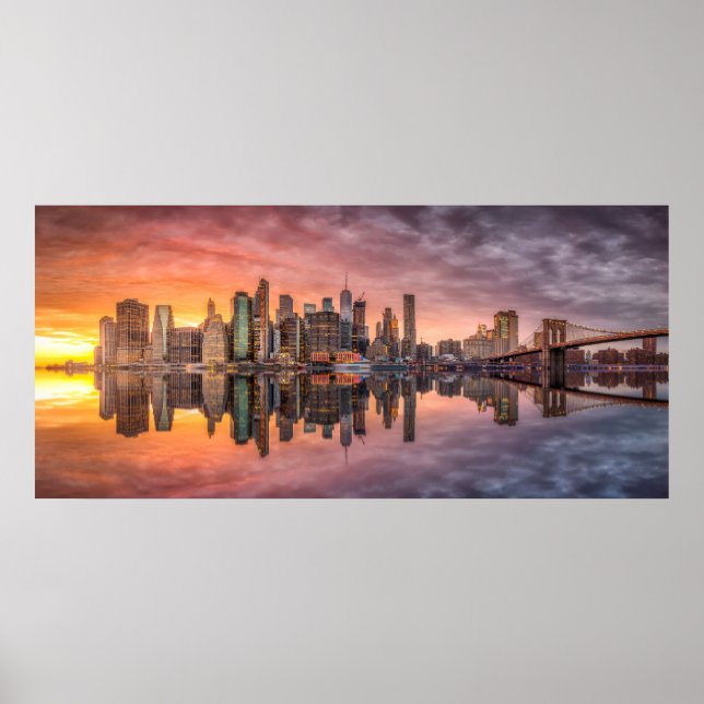New York City Skyline Poster (Framsidan)