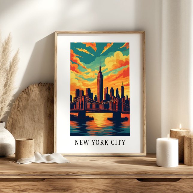 New York City Skyline Poster (Skapare uppladdad)