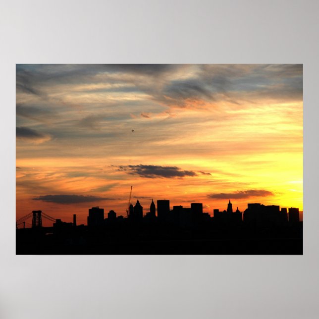 New York City Skyline Poster (Framsidan)