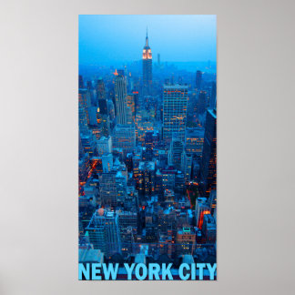 New York City Skyline Poster (Empire state)
