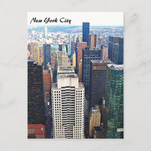New York City Skyline-postkort Vykort
