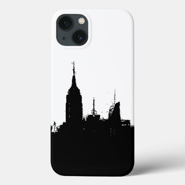 New York City Skyline Silhouette iPad Air Case (Baksida)