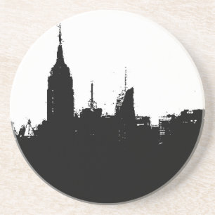 New York City Skyline Silhouette Underlägg