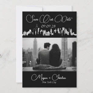 New York City Skyline spara datumet