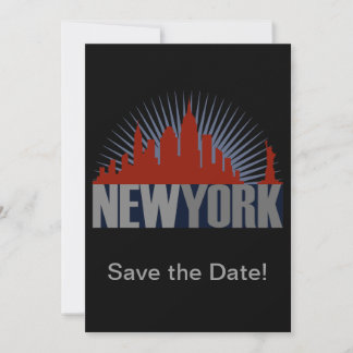 New York City Skyline Spara Datumet
