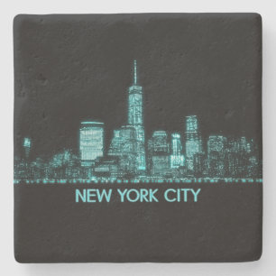New York City Skyline Stenunderlägg
